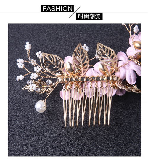 珍珠雅韻 時(shí)尚新娘發(fā)梳的詩(shī)意浪漫
